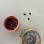 Handmade Porcelain Espresso Cup And Saucer Blush Pink And Cream With Drip Glaze, thumbnail 5 of 6