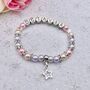 Personalised Heart Charm Bracelet Star Of The Week Bracelet, thumbnail 9 of 10