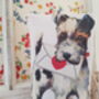 Fox Terrier Dog Fragranced Gift Sachet, thumbnail 2 of 5