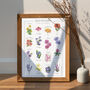 Wildflower Art Print In Two Sizes Available, A5 And A4, thumbnail 2 of 5