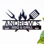 Personalised Laser Cut Acrylic ‘ BBQ And Grill’ Sign, thumbnail 1 of 1