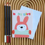 Mini Baby Girl Bunny Card, thumbnail 4 of 4