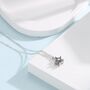Mystic Black Cz Star Pendant Necklace, thumbnail 4 of 11