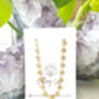Amore ~ Set 18k Gp Necklace + Bracelet/Anklet, thumbnail 3 of 6