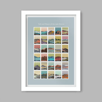 Fells And Waters Of The Lake District Poster Print, 3 of 3
