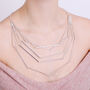 Geometric Statement Necklace, thumbnail 2 of 2