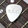 Personalised Initials Silver Plectrum, thumbnail 1 of 4