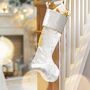 Luxury Plush Velvet Christmas Stockings, thumbnail 4 of 4