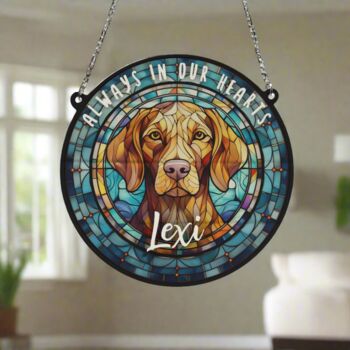 Vizsla Memorial Suncatcher, 2 of 6