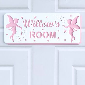 Personalised Fairies Children's Door Plaque, 6 of 12