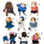 Personalised Guinea Pig Sport Family Print, thumbnail 2 of 2