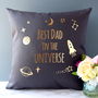 Personalised Best Dad In The Universe Cushion, thumbnail 1 of 2