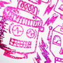 Retro Robot Gang Foil Print, thumbnail 6 of 7