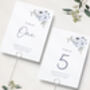 Blue Wedding Table Numbers, thumbnail 1 of 4
