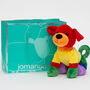 UK Gay Pride, Rainbow Soft Toy Puppy Dog, thumbnail 2 of 4