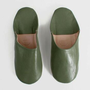 Women's Basic Moroccan Leather Slippers, 6 of 12