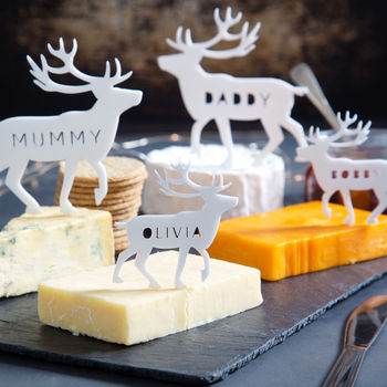 Personalised Arctic Animal Cheese Board Toppers, 3 of 3