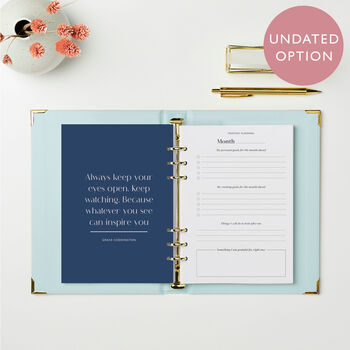 Personalised Believe You Can Life Planner, 11 of 12