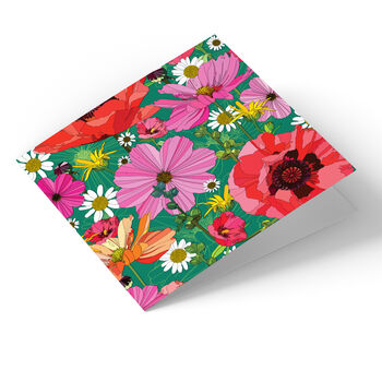 Pack Of Illustrated Floral Patterned Greeting Cards, 11 of 12