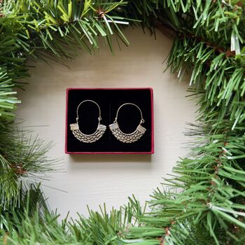 Drop Earrings With Woven Detail, 2 of 3