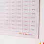 22/23 This Is The Year Academic Wall Planner | Portrait, thumbnail 3 of 6