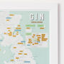Personalised Scratch Off UK Gin Distilleries Print, thumbnail 8 of 11