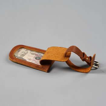 Genuine Leather Luggage Tag, 3 of 7