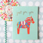 'Just For You' Mini Greetings Card, thumbnail 3 of 5