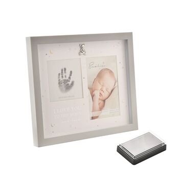 Baby Hand Or Foot Print Photo Frame With Ink Pad, 2 of 5