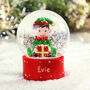 Personalised Elf Snow Globe, thumbnail 1 of 4