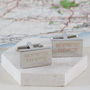 Personalised Engraved Cufflinks For Him, thumbnail 2 of 6