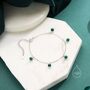 Natural Green Malachite Bracelet, thumbnail 4 of 11