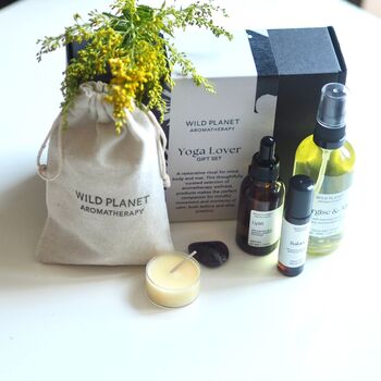 Yoga Lover Gift Set – Natural Aromatherapy Wellbeing Gift For Mindfulness And Self Care, 2 of 8