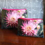 Dahlia Velvet Makeup And Travel Pouch | Great Gift For Mum, thumbnail 4 of 11