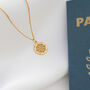 New Chapter Gift – Personalised Compass Necklace Sterling Silver, thumbnail 6 of 6