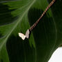 Delicate Butterfly Necklace, thumbnail 7 of 8