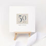 Personalised 50th Birthday Card, thumbnail 1 of 3