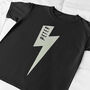 Lightning Bolt Glow In The Dark T Shirt, thumbnail 2 of 3