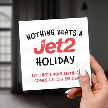 Funny Birthday Card, Jet2 Holiday Meme Design, 2 of 7