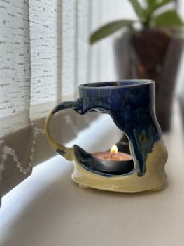 Handmade Porcelain Oil/Wax Melt Burner, 2 of 4