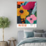 Japan Bright Flowers Botanical Art Print, thumbnail 2 of 3