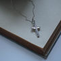 Cross Necklace In Silver Or Gold, thumbnail 3 of 3