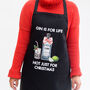 'Gin Is For Life' Christmas Apron, thumbnail 1 of 5