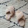 Pure Wool Pastel Crossover Mules, thumbnail 2 of 3