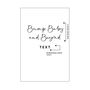 Bump, Baby And Beyond Personalised Notebook Journal, thumbnail 3 of 12