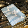'Ocean Shoal' Grey Blue Pure Cotton Tea Towel, thumbnail 3 of 9