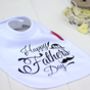 Happy First Father's Day Bib, thumbnail 6 of 6