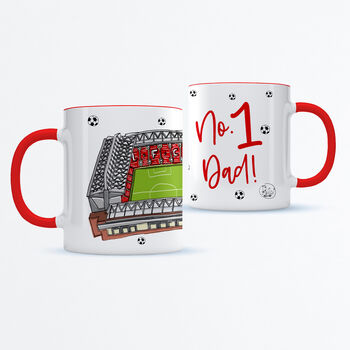Liverpool Fc Dad Football Mug, Dad Gift, 2 of 6