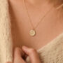 9ct Solid Gold Wanderlust Compass Pendant Necklace 45cm, thumbnail 5 of 6