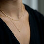 Gold Vermeil North Star Necklace, thumbnail 4 of 6